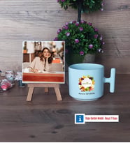 Diyetisyen Fotoğraflı Dekoratif Taş, Kupa Bardak Beyaz Hediye (Model 12)