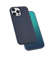 Uyumlu Model Apple iPhone 13 Pro Kılıf Lansman Silk Case (Lacivert)