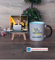 En İyi Fizyoterapist Fotoğraflı Dekoratif Taş, Kupa Bardak Beyaz Hediye (Model 9)