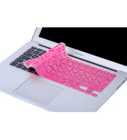 Laptop MacBook Air Pro Klavye Koruyucu 13-15-17inc Arabic UK Baskı A1466 Arapça (Açık Pembe)