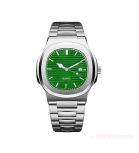 Markasepeti Orijinal Tasarım Lüks Patek Model Erkek Kol Saati (Yeşil)