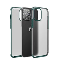 Uyumlu Model Apple iPhone 13 Pro Kılıf Mat Volks Case (Koyu Yeşil)