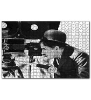 Cakapuzzle Charlie Chaplin Ve Kamera  Puzzle Yapboz MDF (Ahşap) (1000 Parça)