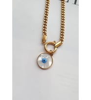 KİLİTLİ NAZAR KOLYE (Gold)