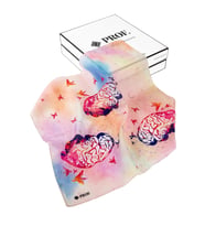 PROF Pamuk-İpek Fular 55X55 (Pembe)