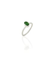 Kadir Jewellery 925 Ayar Gümüş Kaplama Zirkon Taşlı  Kadın Minimal Yüzük (Parlement)