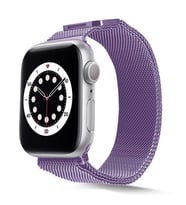 Apple Watch 10/11 42mm-38/40/41mm Kordon Milano Loop Metal Kordon 2/3/4/5/6/se/7 (Lila)