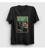 Presmono Unisex Beyaz No Time Billie Eilish T-Shirt 154390tt (Siyah)
