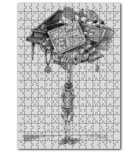 Cakapuzzle Beklentilerin Ağırlığı Altında Ezilen Çocuk Puzzle Yapboz MDF (Ahşap) (255 Parça)