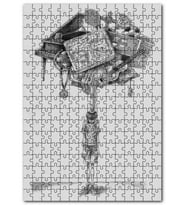 Cakapuzzle Beklentilerin Ağırlığı Altında Ezilen Çocuk Puzzle Yapboz MDF (Ahşap) (255 Parça)