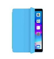 iPad 2/3/4 İç Yüzeyi Kadife Lüx Zore Orijinal Standlı Tablet Kılıf (Mavi)