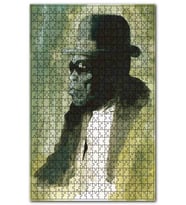 Cakapuzzle John Lee Hooper Suluboya Portre Puzzle Yapboz MDF (Ahşap) (500 Parça)