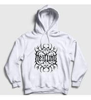 Presmono Unisex Beyaz Logo V2 Heilung Kapüşonlu Sweatshirt 148880tt (Beyaz)