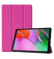 Huawei T3 10 inc Smart Cover Standlı 1-1 Kılıf (Pembe)