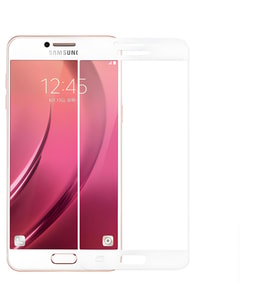 Galaxy A5 2016 Ekranı Tam Kaplayan Düz Cam Koruyucu (Beyaz)
