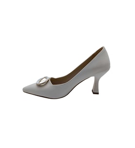Çiğdem Kundura LuxeSpike Kadın Stiletto - LuxeSpike - VİZON - 39 (Beyaz)