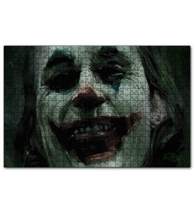 Cakapuzzle Joker Yağlıboya Çizim Fotoğraf  Puzzle Yapboz MDF (Ahşap) (1000 Parça)