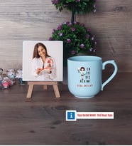 En İyi Diş Hekimi Fotoğraflı Dekoratif Taş, Kupa Bardak Beyaz Hediye (Model 5)