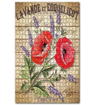 Cakapuzzle Lavantanın Sağlık Afişi Görseli Puzzle Yapboz MDF (Ahşap) (500 Parça)