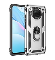 Xiaomi Mi 10T Lite 5G Kılıf Yüzüklü Zırh Tank Vega (Gri)