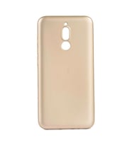 Xiaomi Redmi 8 Kamera Korumalı Mat Soft Silikon Kılıf (Gold)