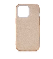 Uyumlu Model Apple iPhone 13 Pro Kılıf Simli Parlak Shining Kapak (Gold)