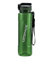 Uzspace FiftyFifty PİPETLİ 1000ml -Büyük Boy- Tritan Su Matarası  (Yeşil)
