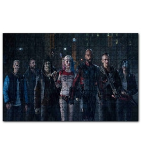 Cakapuzzle  Suicide Squad Kahramanlar  Puzzle Yapboz MDF (Ahşap) (500 Parça)