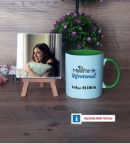 Matematik Öğretmeni Fotoğraflı Dekoratif Taş, Kupa Bardak Beyaz Hediye Matematik Öğretmenine Hediye (Model 14)