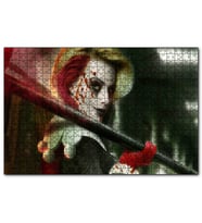 Cakapuzzle Harley Quinn Kan Kraliçesi Görseli  Puzzle Yapboz MDF (Ahşap) (255 Parça)