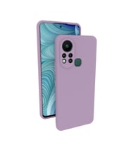 Infinix Hot 11s Kılıf Kamera Korumalı Silikon Rubber Arka Kapak (Lila)