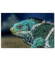 Cakapuzzle Dev Kertenkele  Puzzle Yapboz MDF (Ahşap) (255 Parça)
