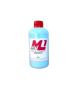 M1 ART Akrilik Boya 500.GR - 15 Farklı Renk Seçeneği - Ahşap, Tuval, Seramik , Duvar ,Taş (Açık Mavi)