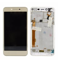 Lenovo K5 Lcd Dokunmatik Çıtalı %100 Servis Orijinali (Gold)