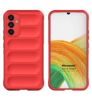 Microsonic Samsung Galaxy M34 5G Kılıf Oslo Prime Yeşil (Kırmızı)
