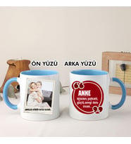 Anneler Günü Kupa Bardağı (Mavi)