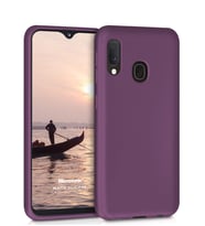 Microsonic Matte Silicone Samsung Galaxy M10s Kılıf (Mor)