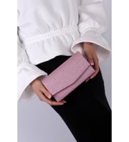 WMilano Kadın Abiye Çanta C0201-18Sim (Pembe)