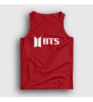 Presmono Unisex Sarı Logo Bts Atlet 22268tt (Kırmızı)