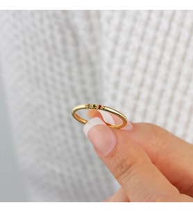 Tiny Gümüş Yüzük (Gold)