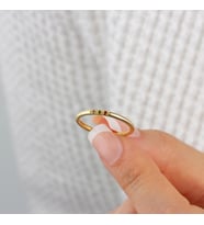 Tiny Gümüş Yüzük (Gold)