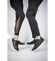 Muggo SVT01 Unisex  Sneaker Ayakkabı (Siyah - Füme)