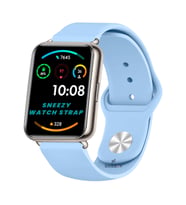 Huawei Watch Fit 2 Uyumlu PureLux Soft Silikon Kordon (Açık Mavi)