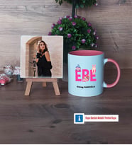 Ebe Fotoğraflı Dekoratif Taş, Kupa Bardak Beyaz Hediye (Model 6)