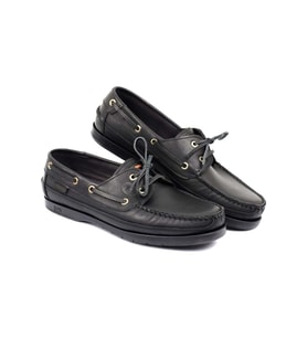 HAKİKİ DERİ ERKEK CASUAL LOAFER AYAKKABI - KAHVERENGİ/SİYAH - 39 (Siyah)