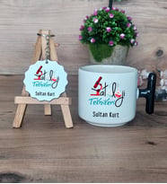 Patoloji Teknikeri Hediye Seti Kupa Bardak T Kulplu ve Anahtarlık Tıp Bayramı Hediyesi (Model 6)