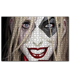 Cakapuzzle Harley Quinn Dijital Sanat Görseli  Puzzle Yapboz MDF (Ahşap) (255 Parça)