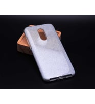 Xiaomi Redmi Note 4X Kılıf Simli Parlak Shining Kapak (Gümüş)