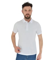 Erkek Polo Yaka Tişört 2350 BGL-ST02814 (Beyaz)