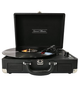Record Master T310CH Şarjlı Retro Pikap (Siyah)